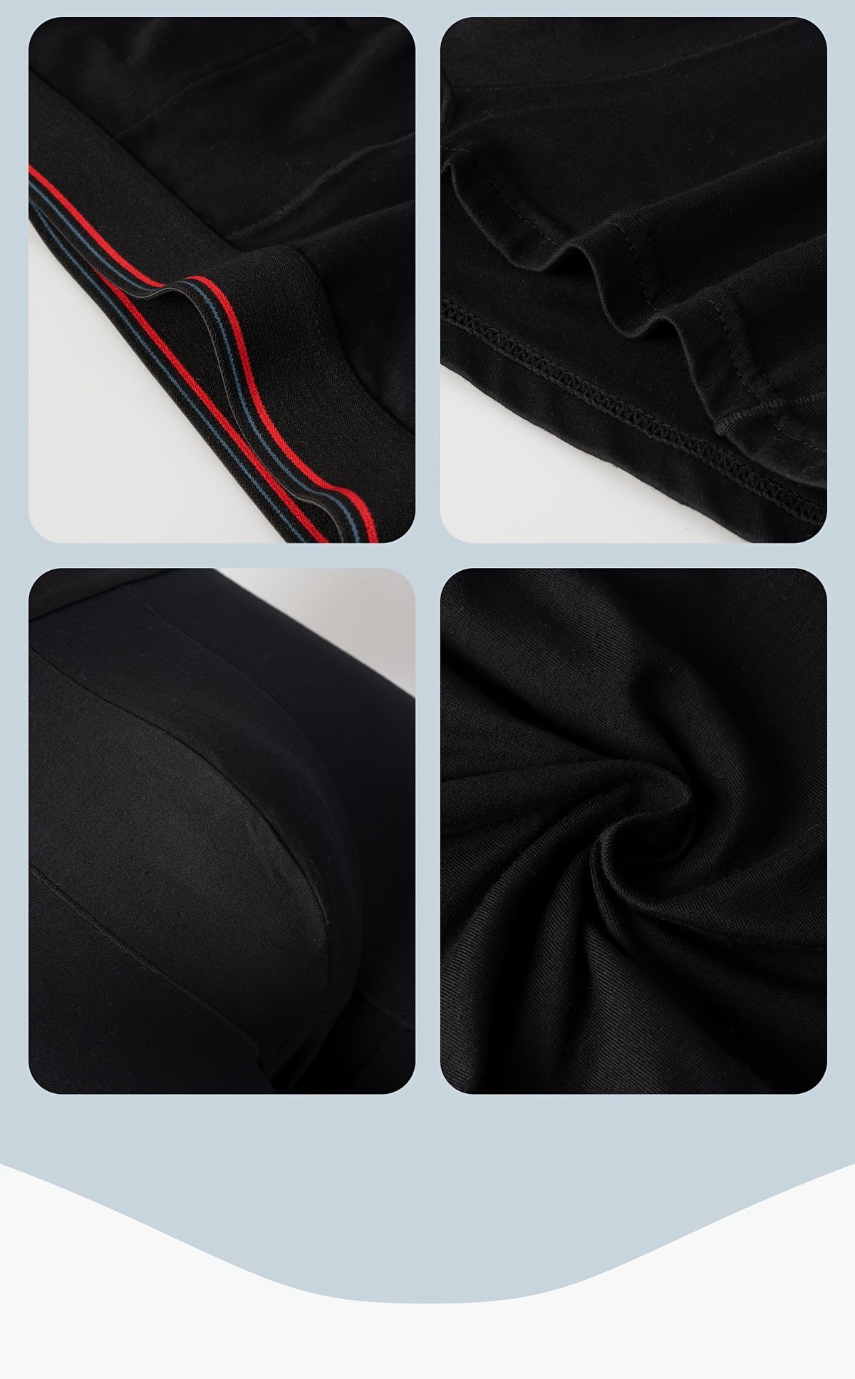 Boxer large grande taille coton homme — lot de 5, uni, assortiment 5-2