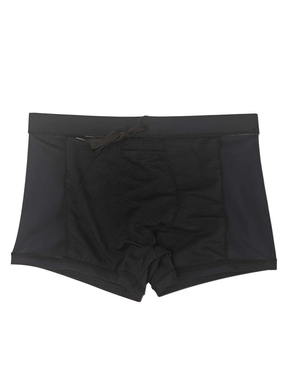 Boxer de sport séchage rapide microfibre homme, noir, noir, du XS au M