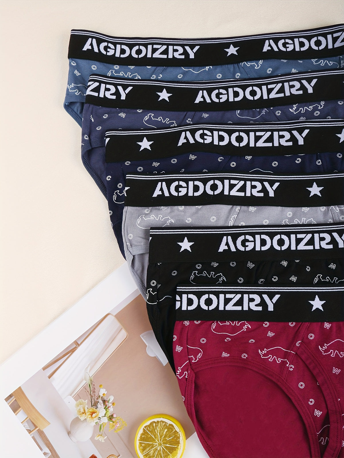 Slip coton homme — lot de 6, multicolore a