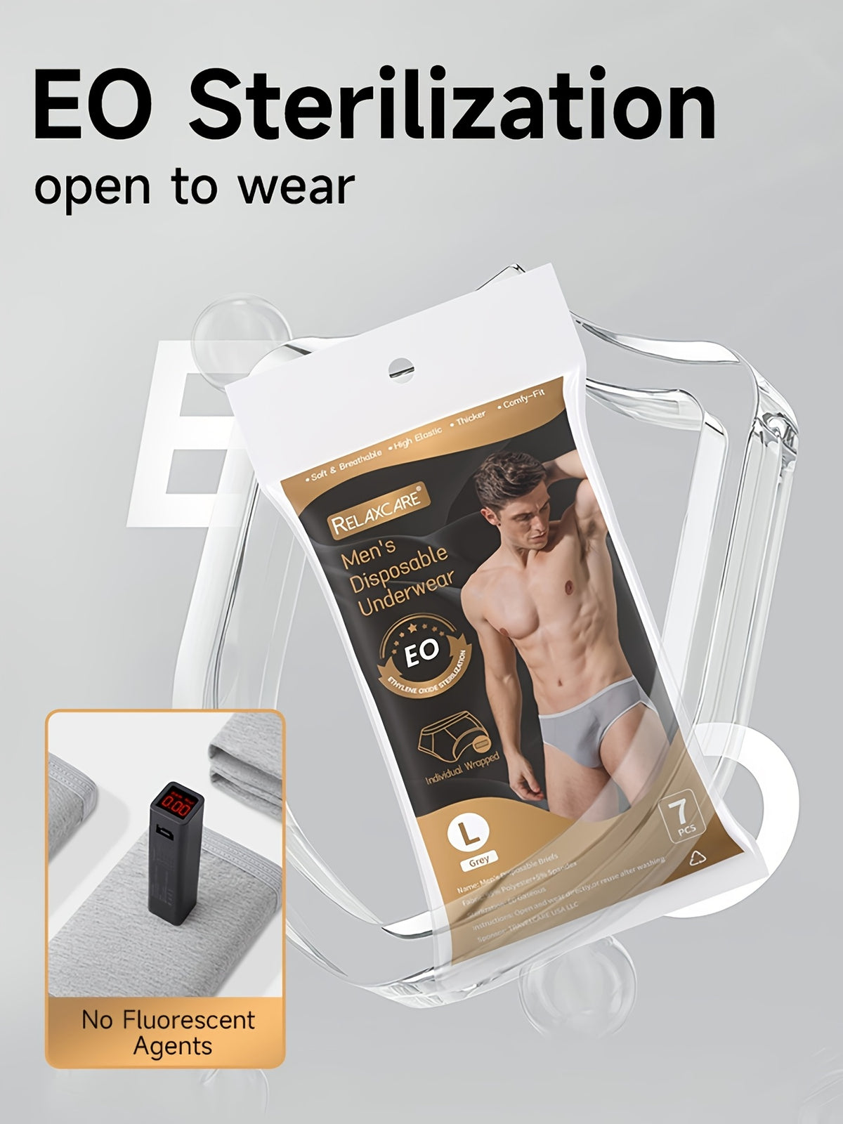 Slip de sport respirant microfibre homme — lot de 7