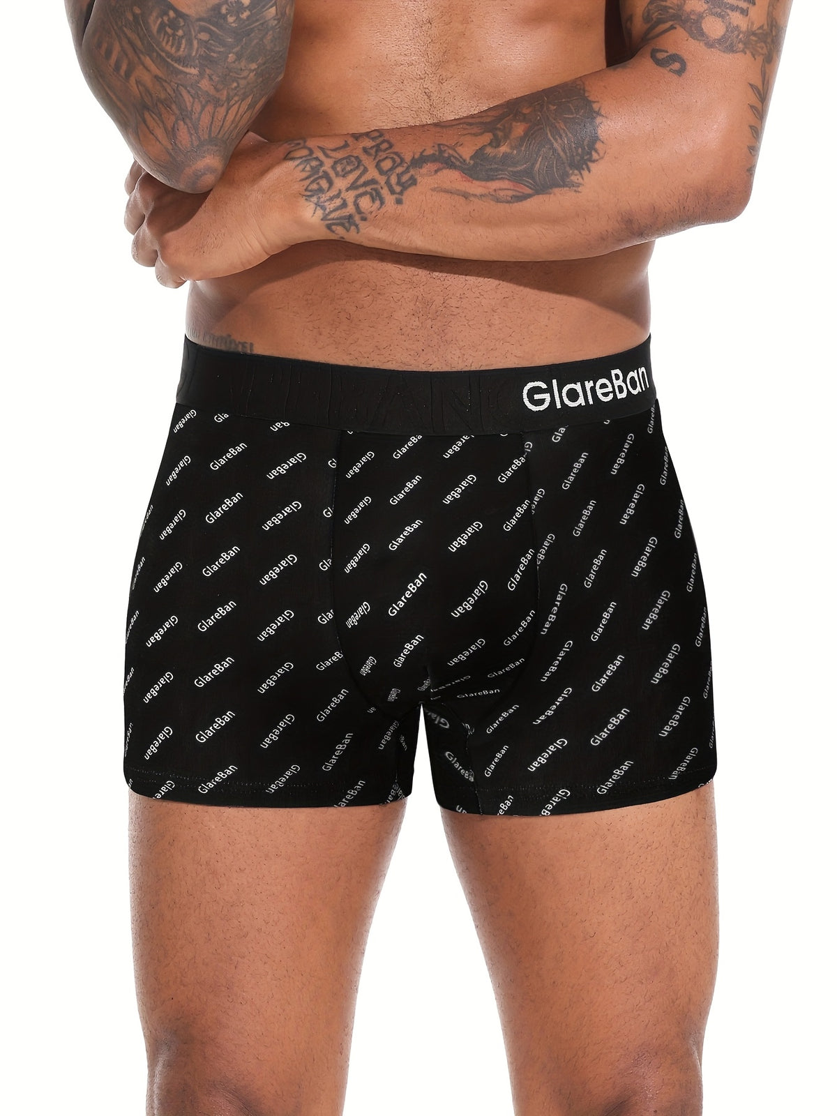Boxer coton homme — lot de 5, imprimé, assortiment S