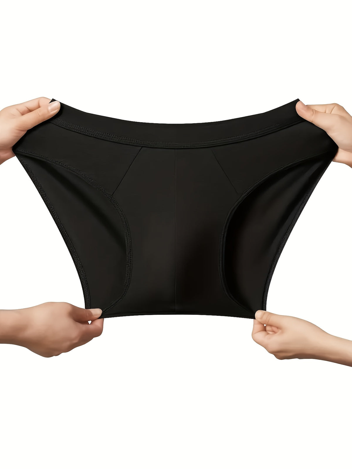 Slip moulant microfibre homme — lot de 10, uni