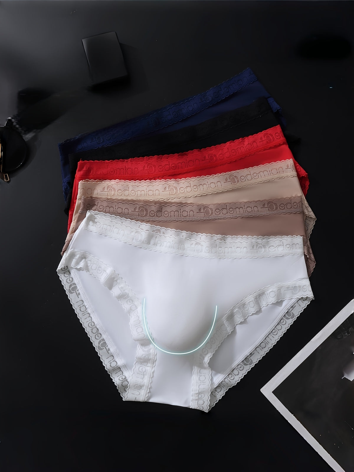 Slip sans couture respirant microfibre homme — lot de 6, uni