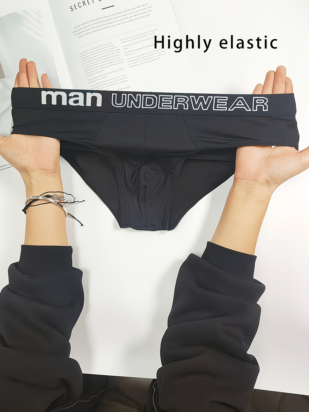 Slip respirant microfibre homme — lot de 8, couleur variée