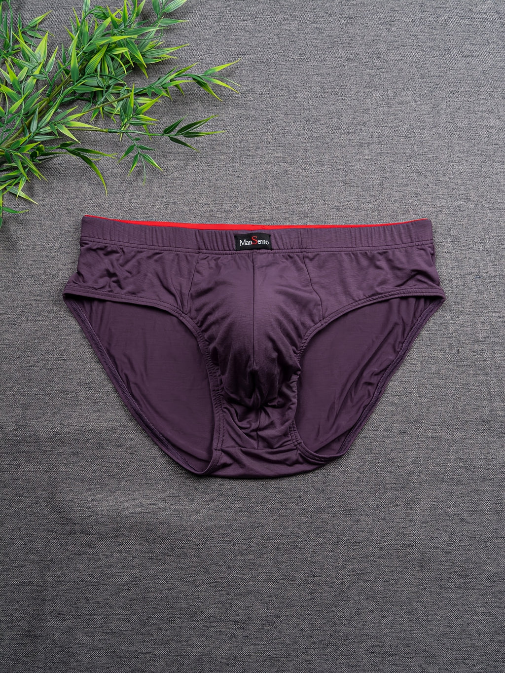 Slip respirant bambou homme — lot de 6, uni