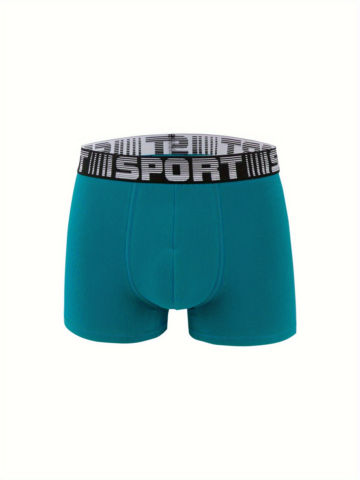 Boxer de sport respirant coton homme — lot de 12, uni