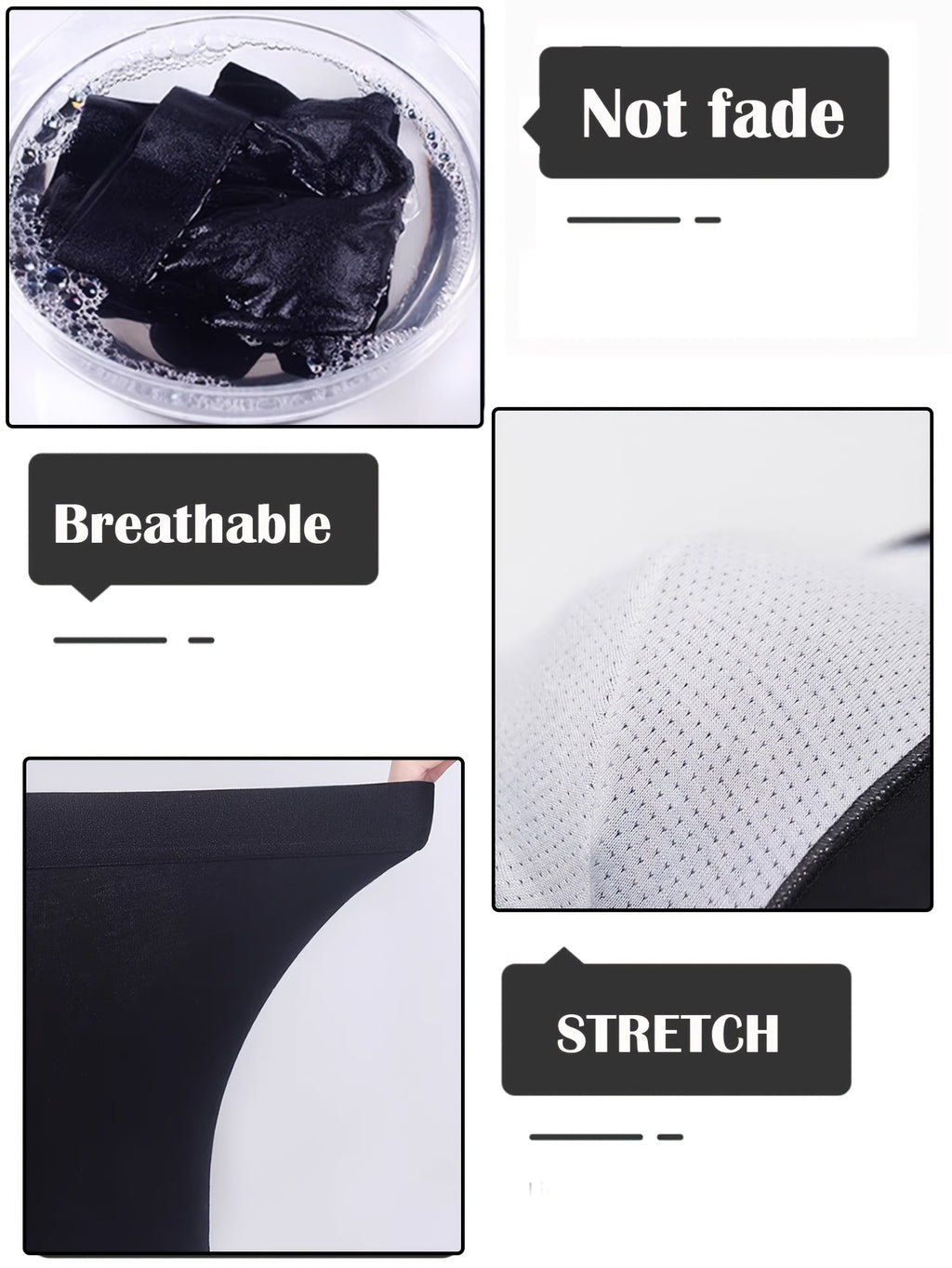 Boxer respirant microfibre homme — lot de 10, uni, du S au XL