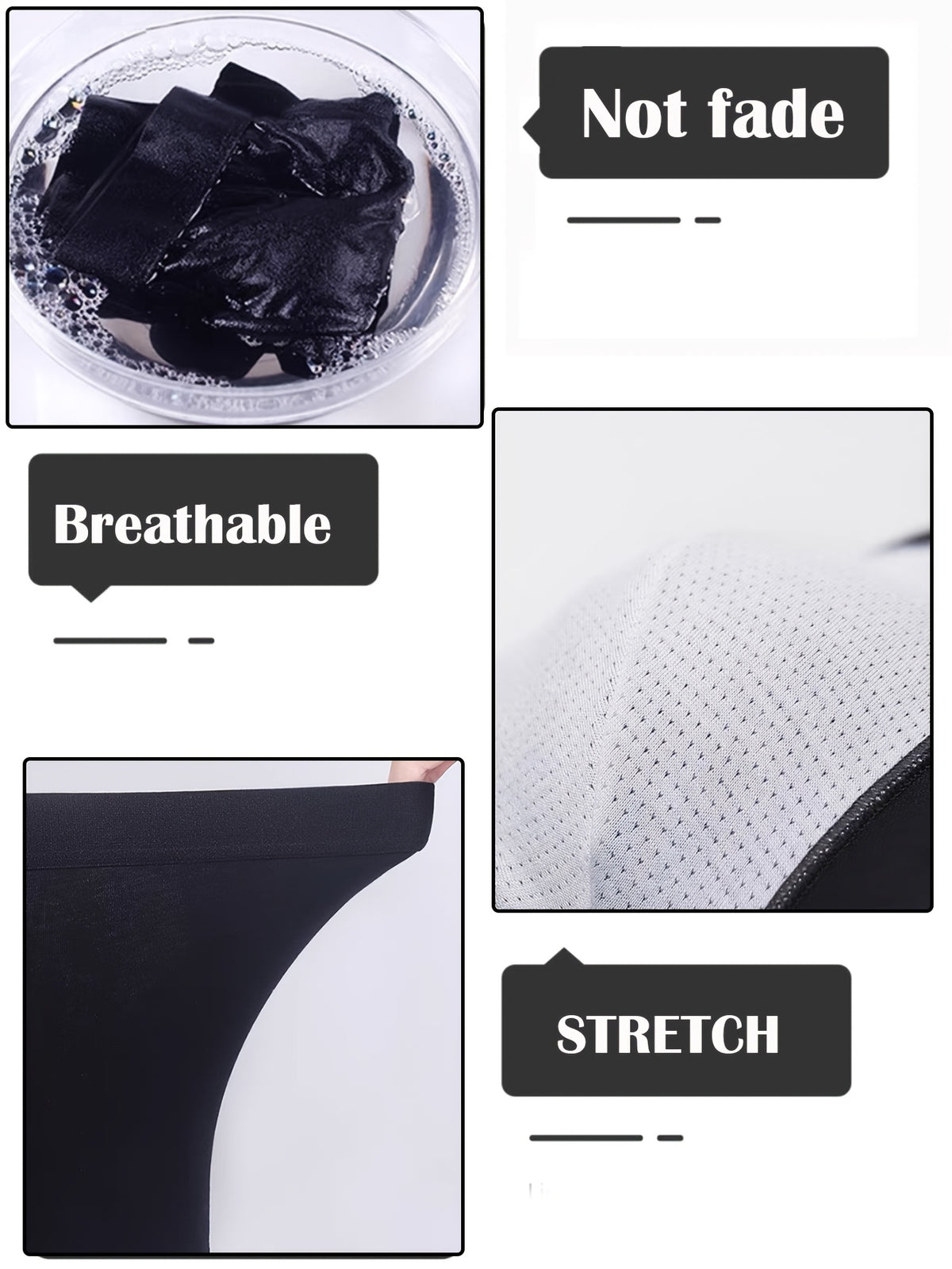 Boxer respirant microfibre homme — lot de 10, uni, du S au XL