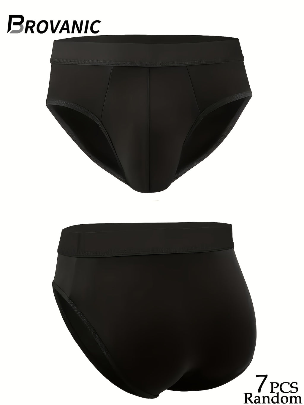Slip microfibre homme — lot de 7, uni