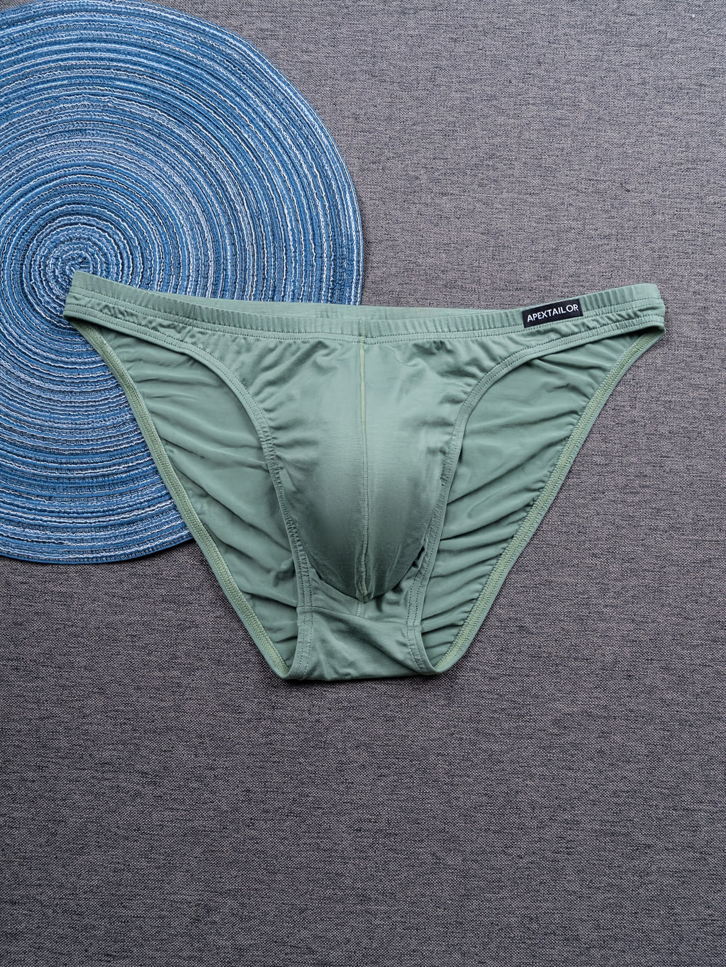 Slip moulant respirant bambou homme — lot de 6, uni