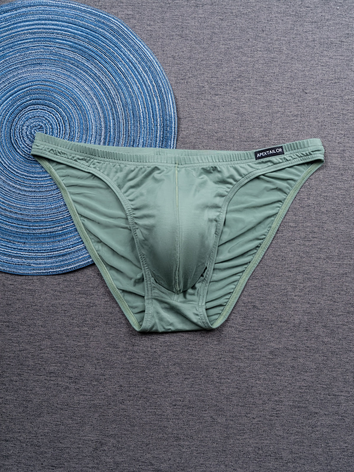 Slip moulant respirant bambou homme — lot de 6, uni