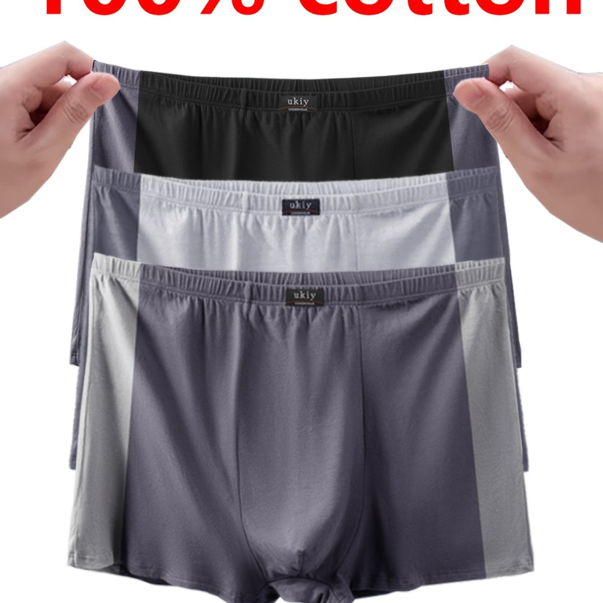 3PCS-Noir+Gris+Gris clair