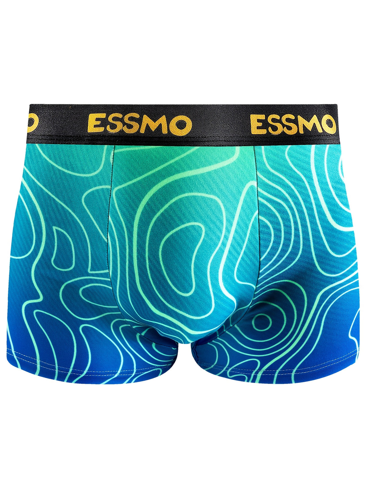 Boxer microfibre homme — lot de 5, géométrique, assortiment S, du S au 3XL
