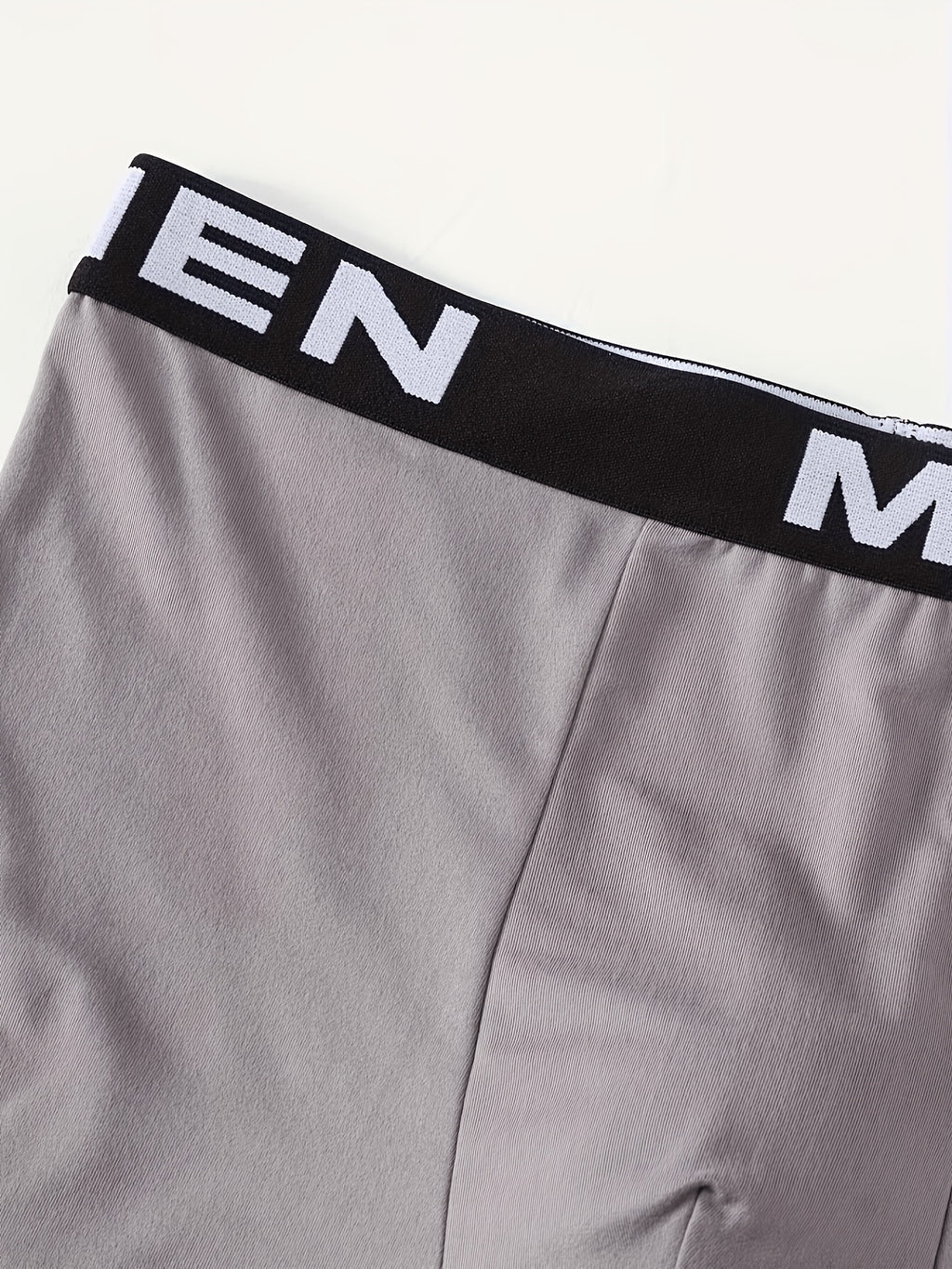 Boxer large microfibre homme — lot de 5, uni