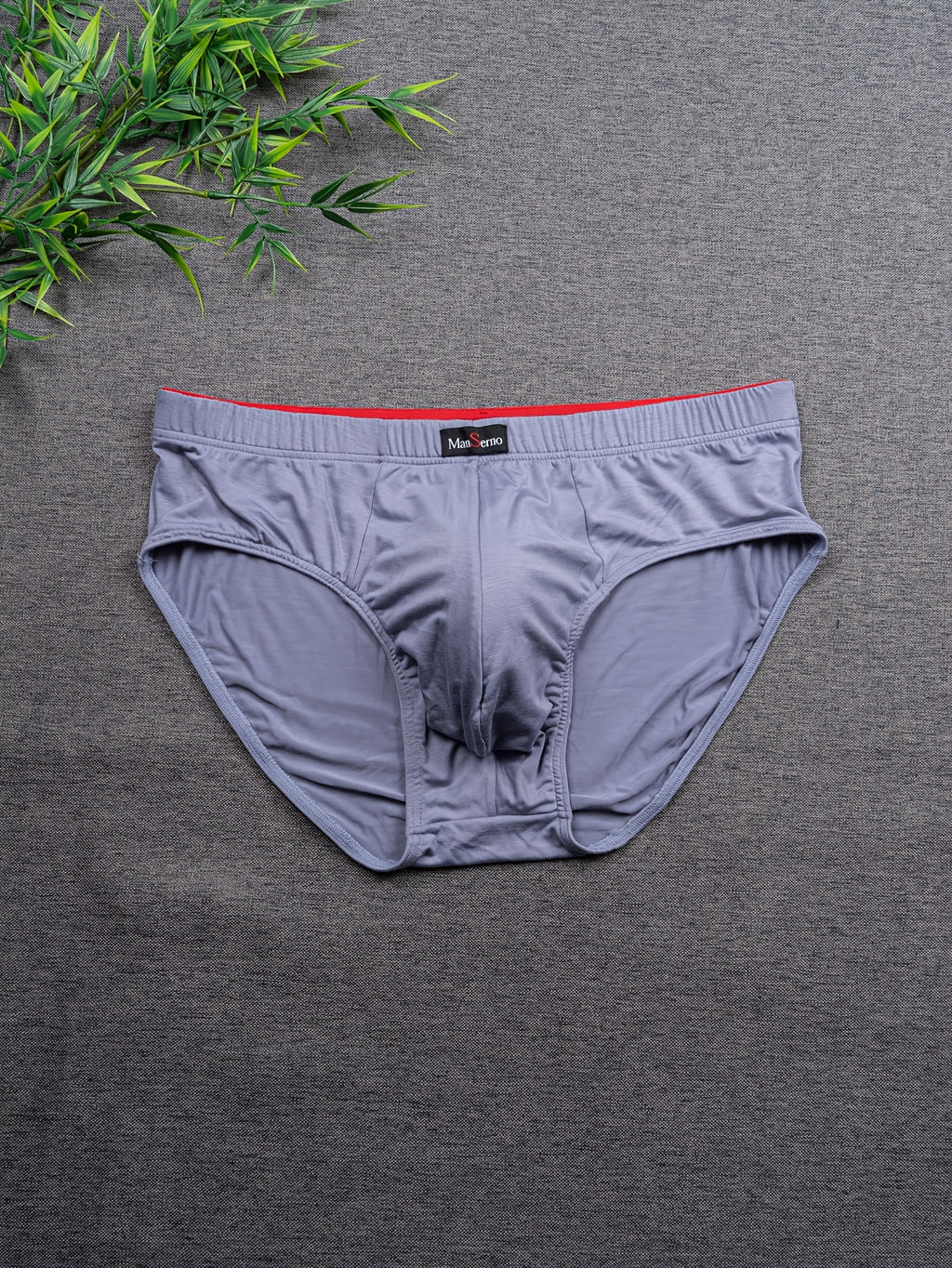 Slip respirant bambou homme — lot de 6, uni