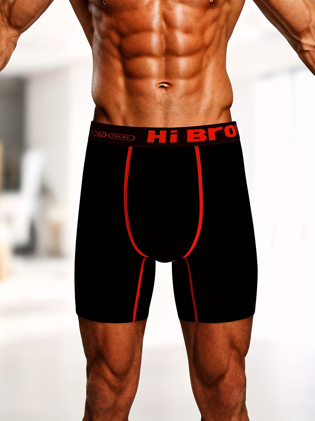Slip large respirant microfibre homme — lot de 5, uni