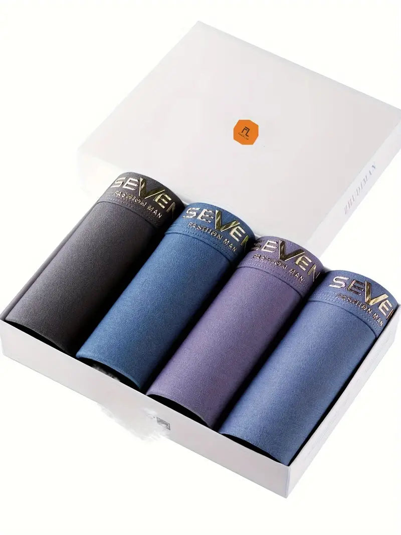 Boxer homme — lot de 4, coupe courte