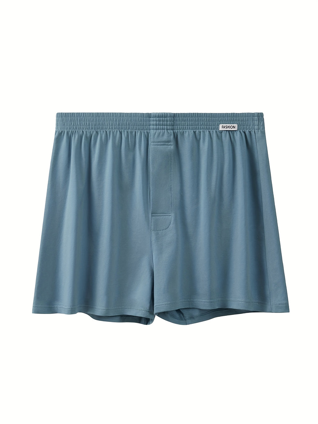 Boxer de sport respirant coton homme — lot de 5, uni, assortiment S, du S au XXL
