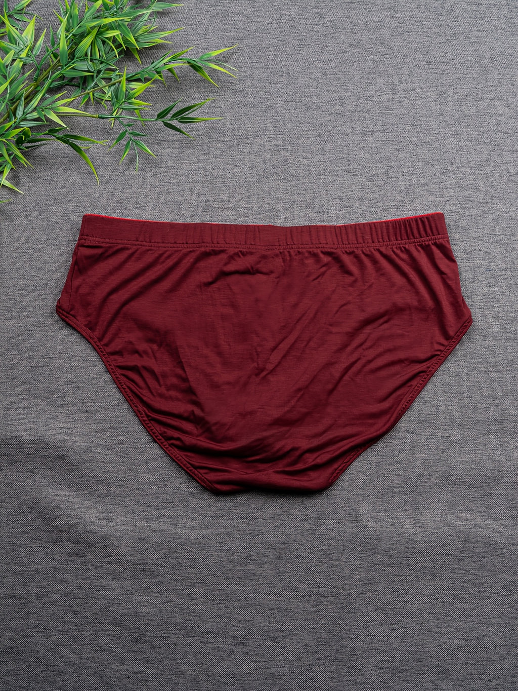 Slip respirant bambou homme — lot de 6, uni