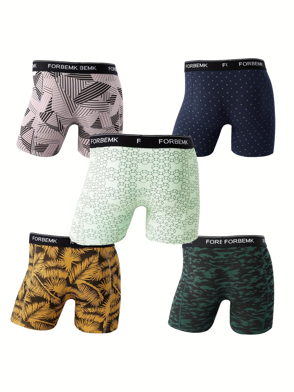 Boxer long de sport coton homme — lot de 5