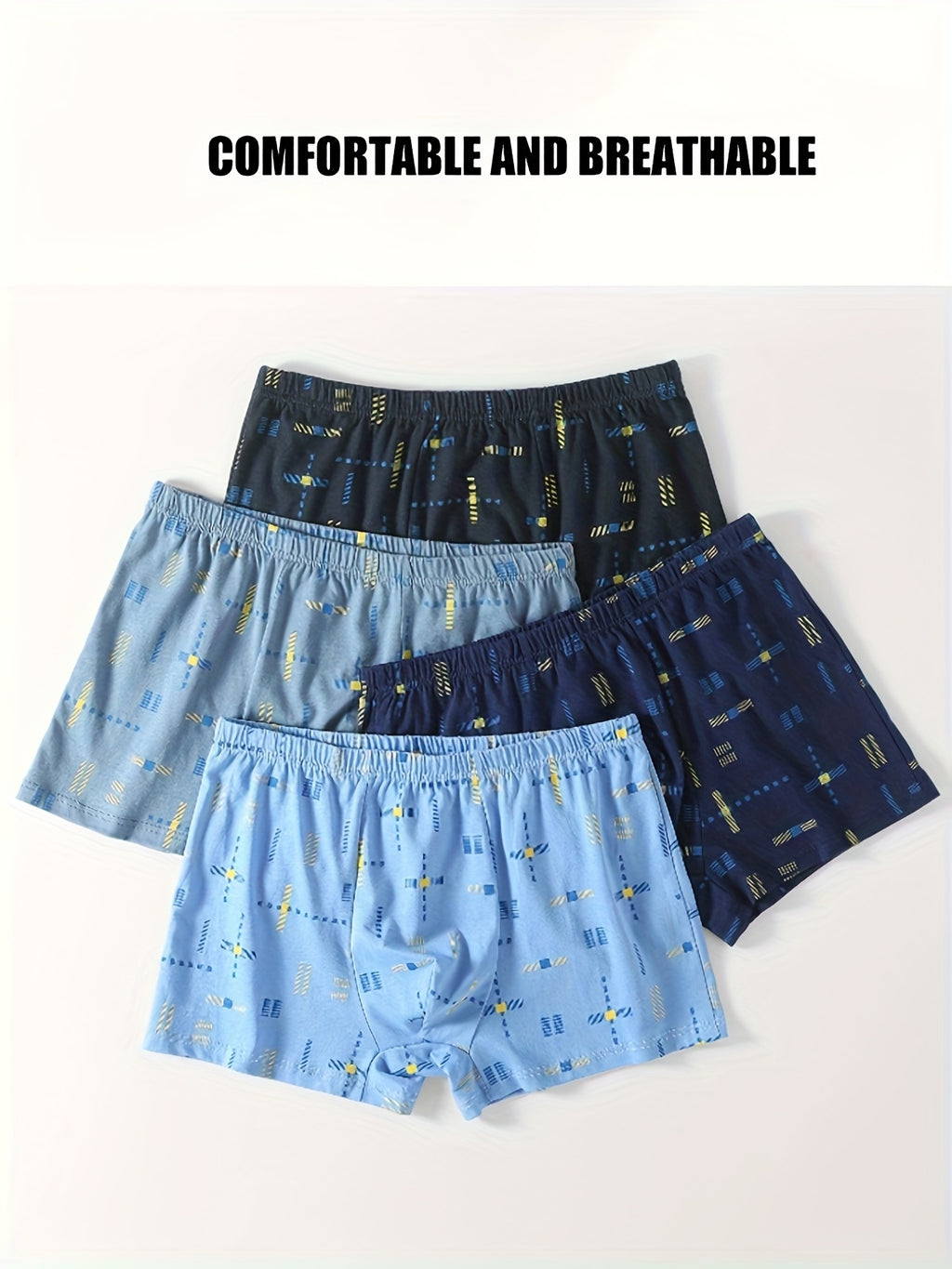 Boxer large respirant coton homme — lot de 6