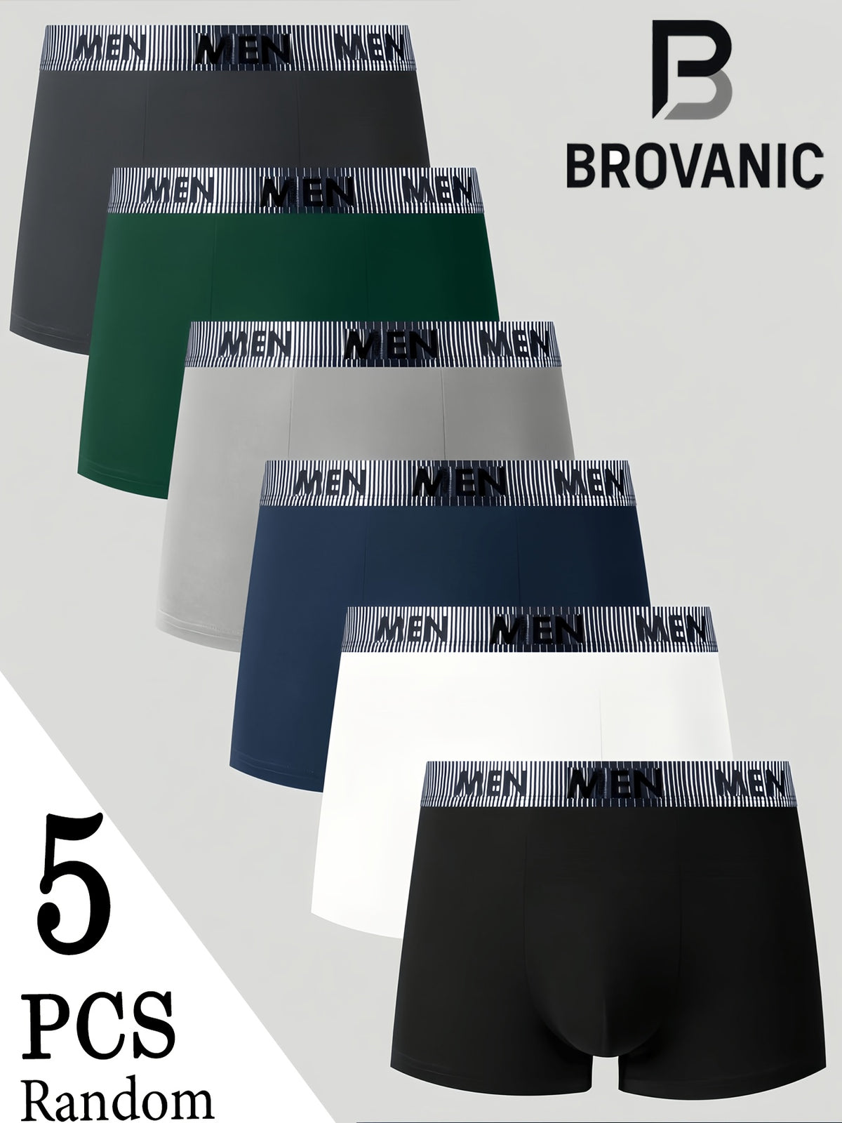 Boxer de sport respirant microfibre homme — lot de 5, variétés assorties, variétés assorties, du S au 3XL