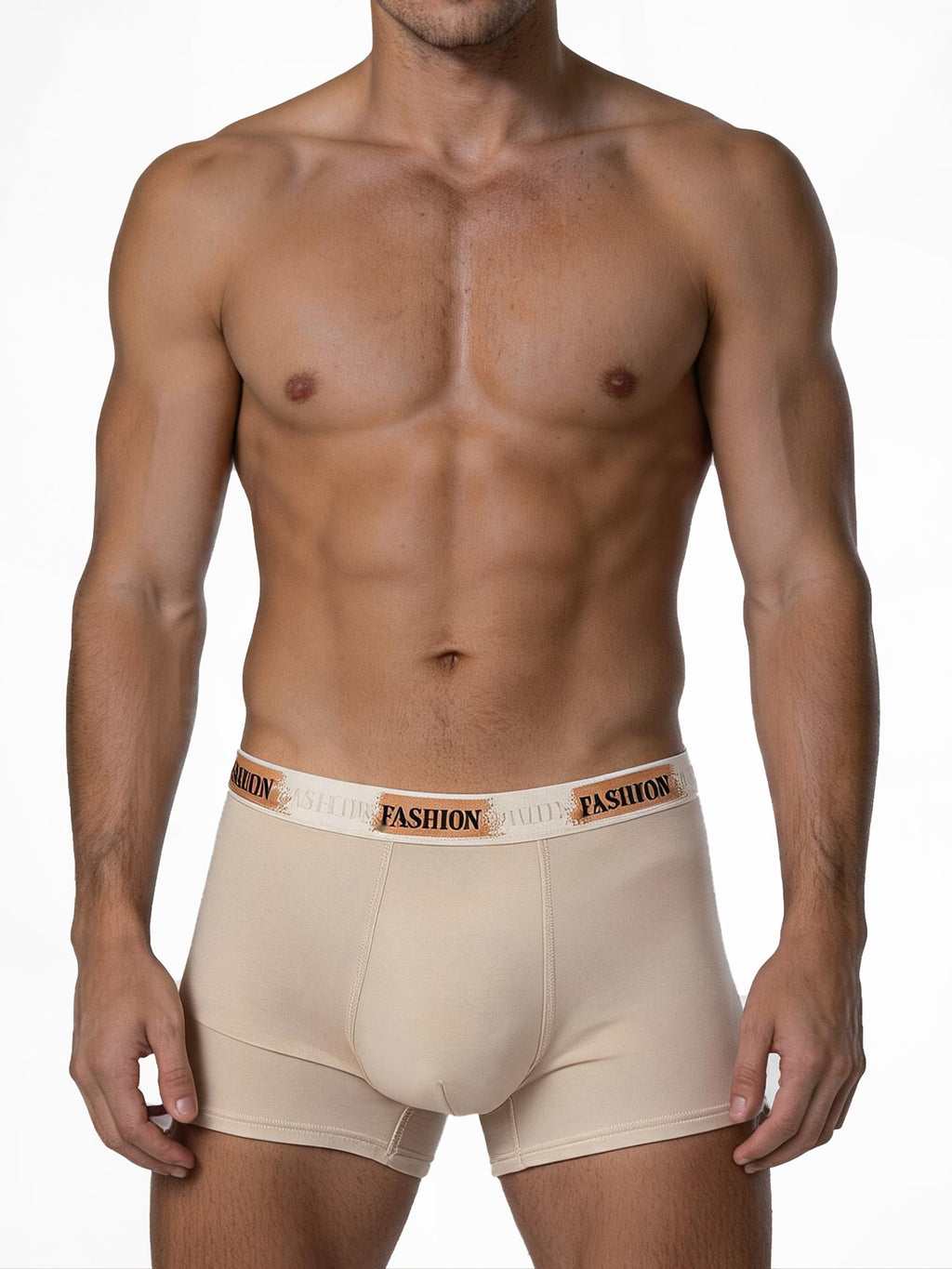 Boxer sans couture de sport homme — lot de 4, uni