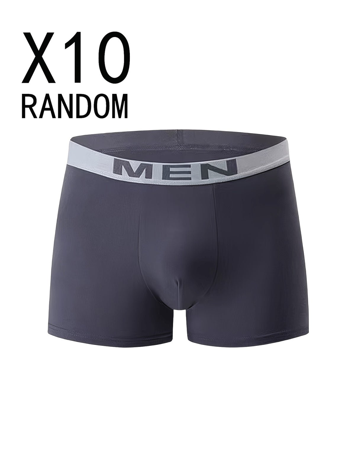 Boxer de sport respirant microfibre homme — lot de 10, uni, du S au 3XL