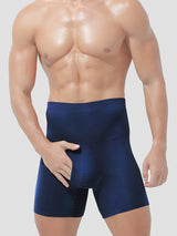 Slip taille haute de sport microfibre homme