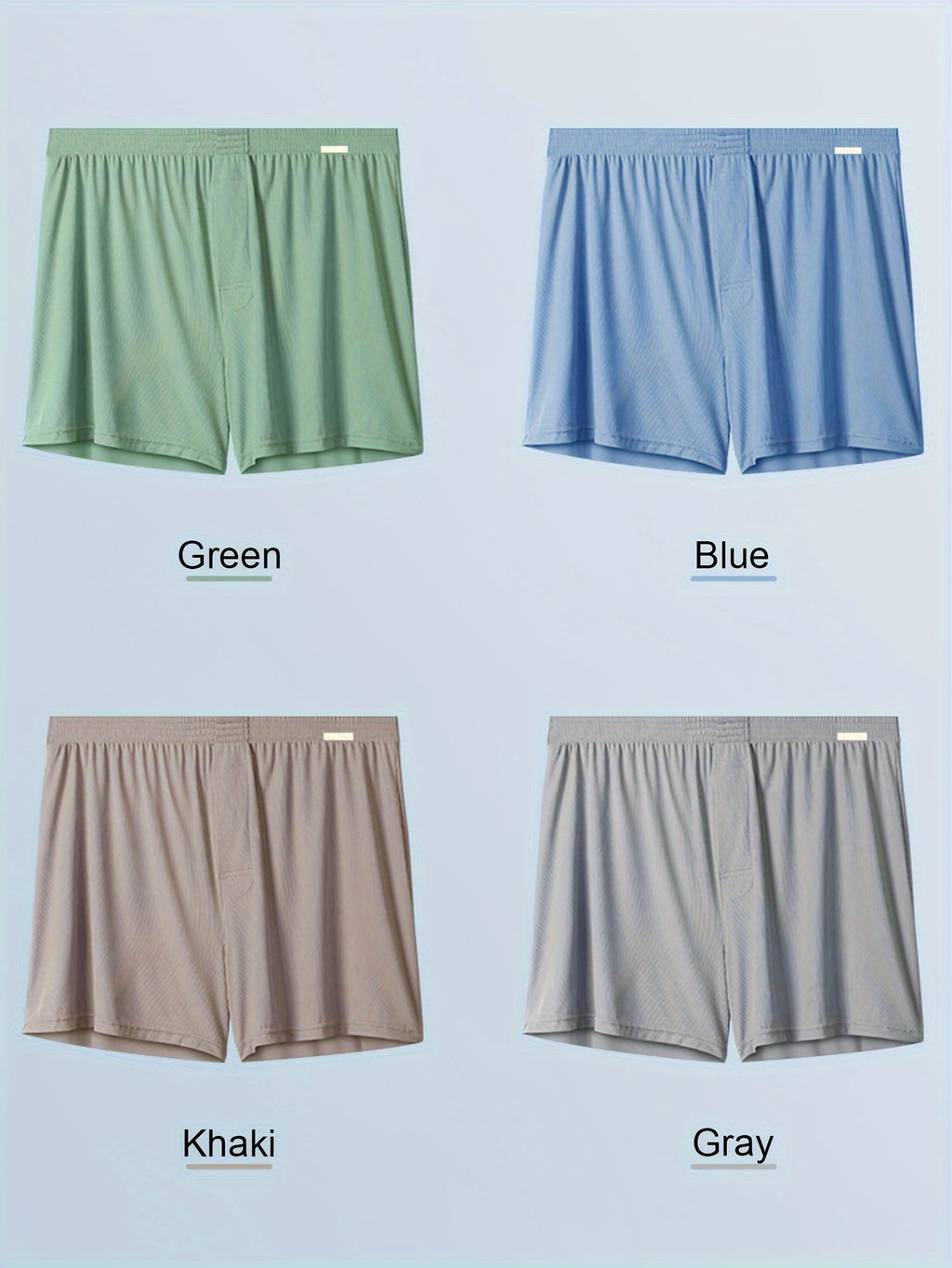 Boxer large de sport microfibre homme — lot de 3, rayé