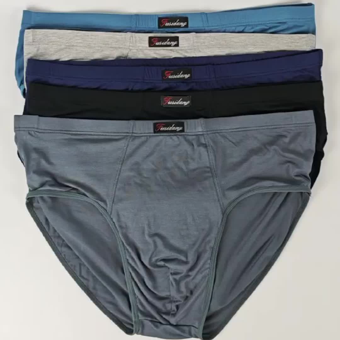 Boxer taille haute large modal homme — lot de 4