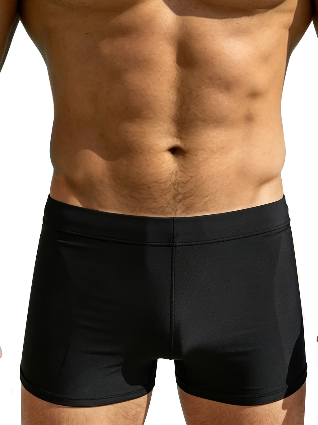Boxer de sport séchage rapide microfibre homme, noir, noir, du XS au M
