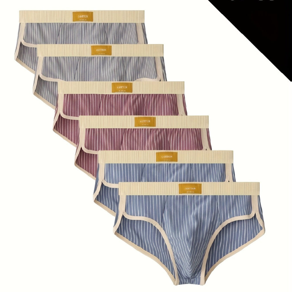 6PCS-gris clair, rouge et bleu