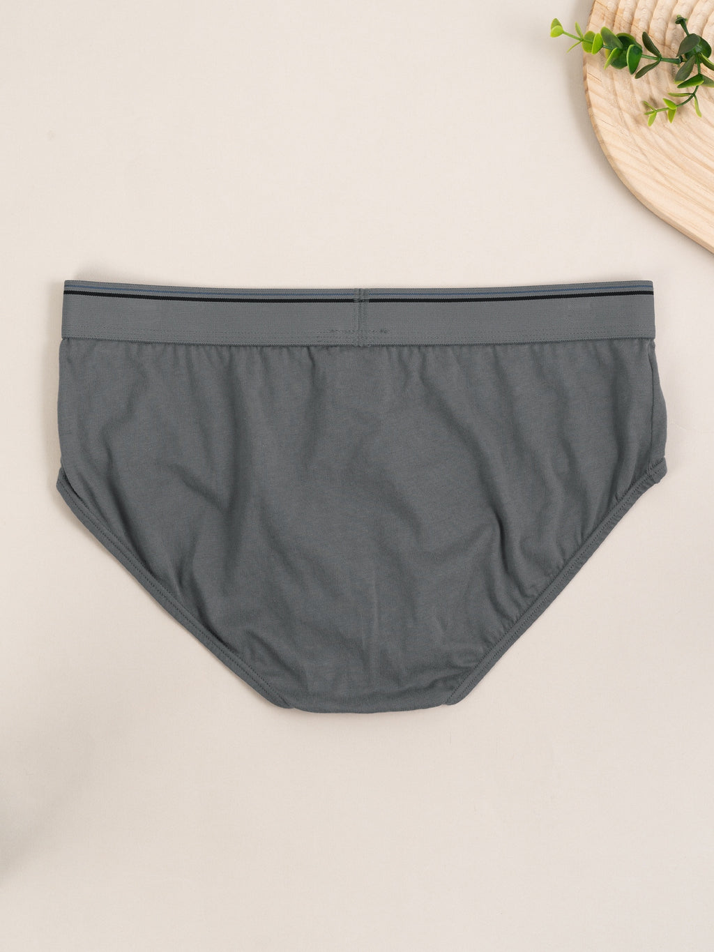 Slip grande taille respirant coton homme — lot de 4, uni