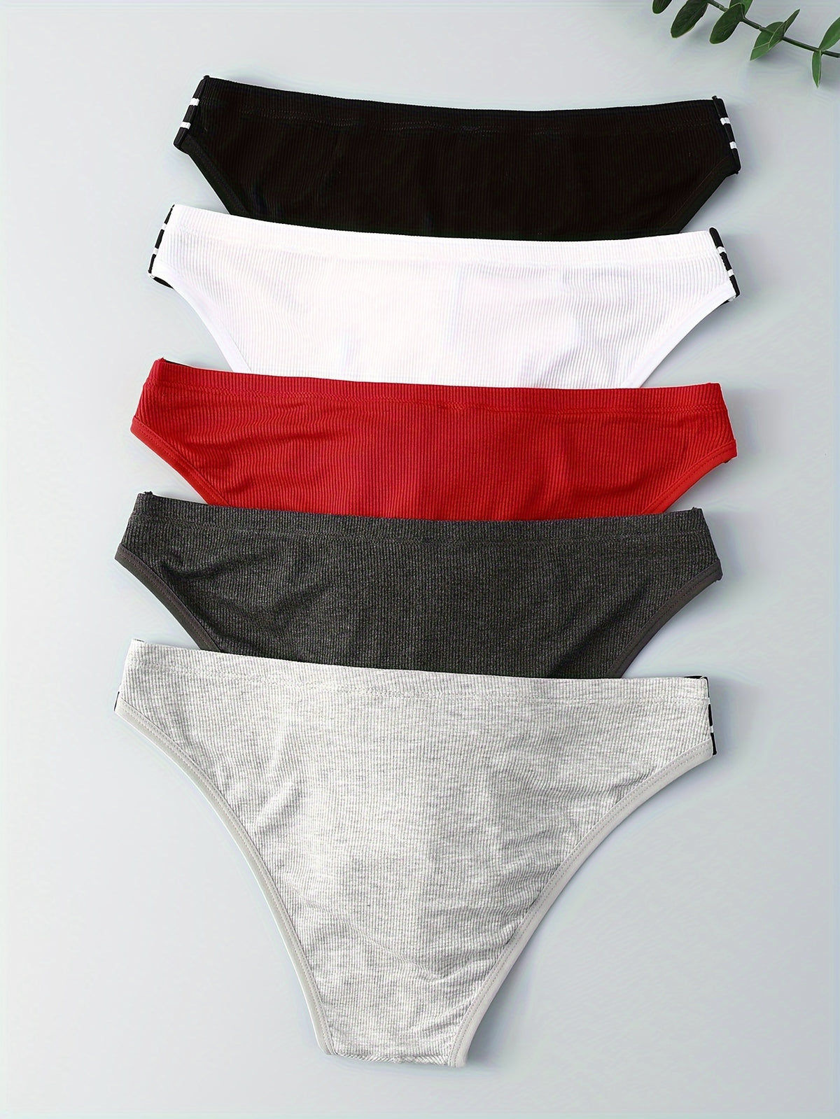 Slip bambou homme — lot de 5, 92 % viscose, peu extensible