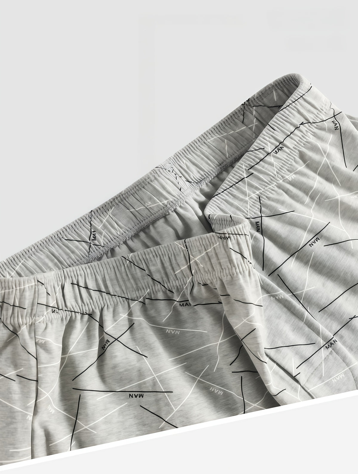 Boxer coton homme — lot de 3, imprimé, assortiment S, du S au XL