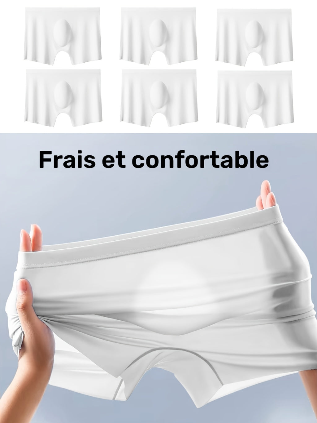 Boxer respirant microfibre homme