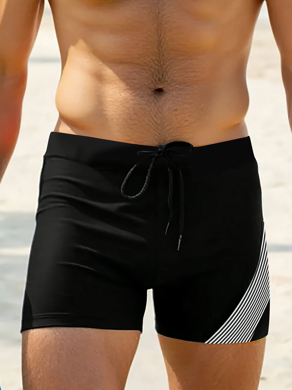 Boxer taille basse microfibre homme, 【noir】
