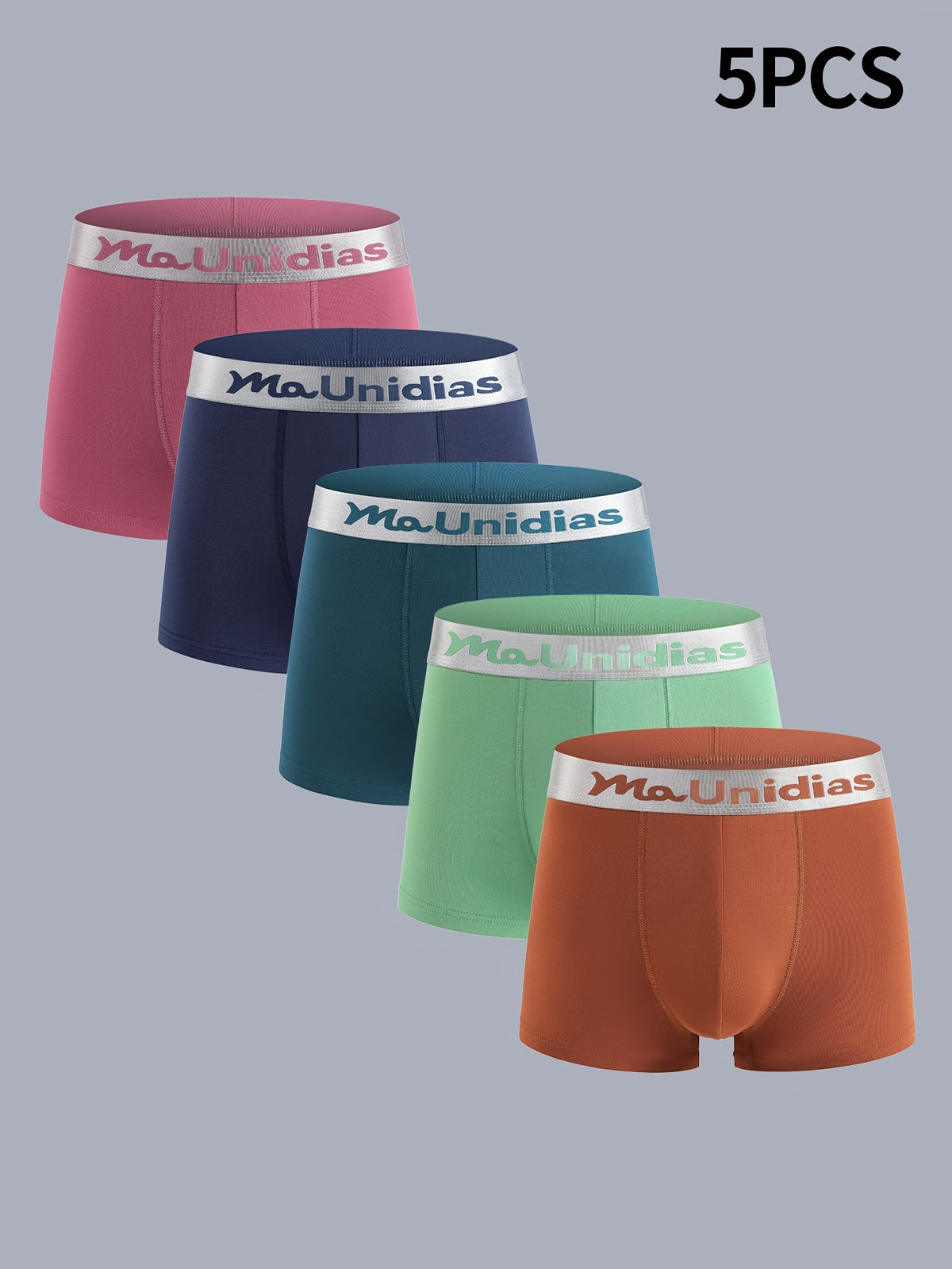 Slip bambou homme — lot de 5, uni