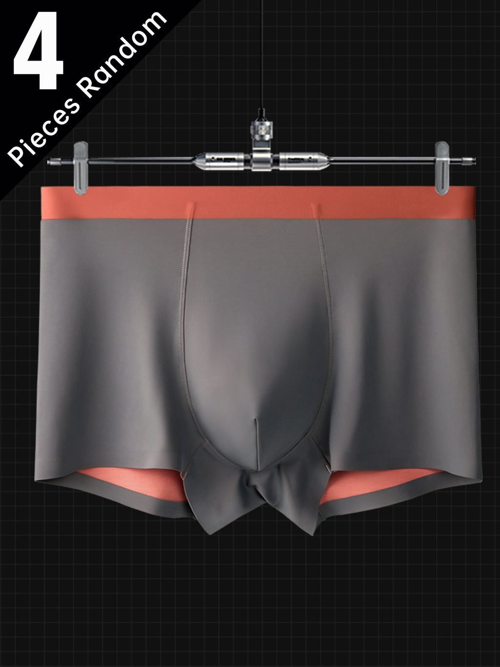 Boxer sans couture séchage rapide homme — lot de 4