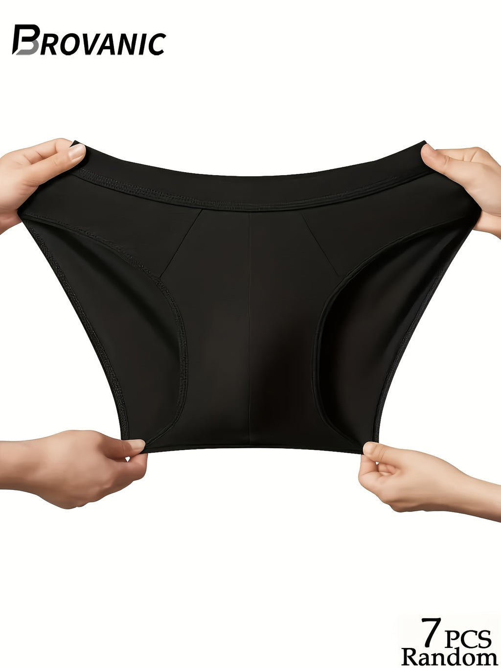 Slip microfibre homme — lot de 7, uni