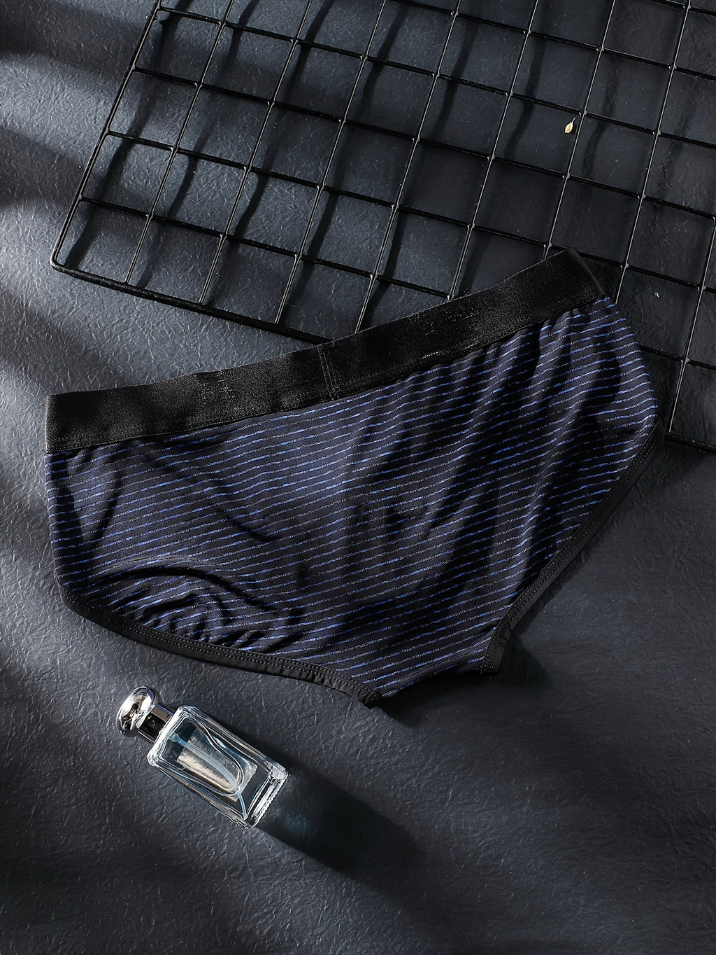 Slip de sport respirant microfibre homme — lot de 3, rayé, du XS au XL