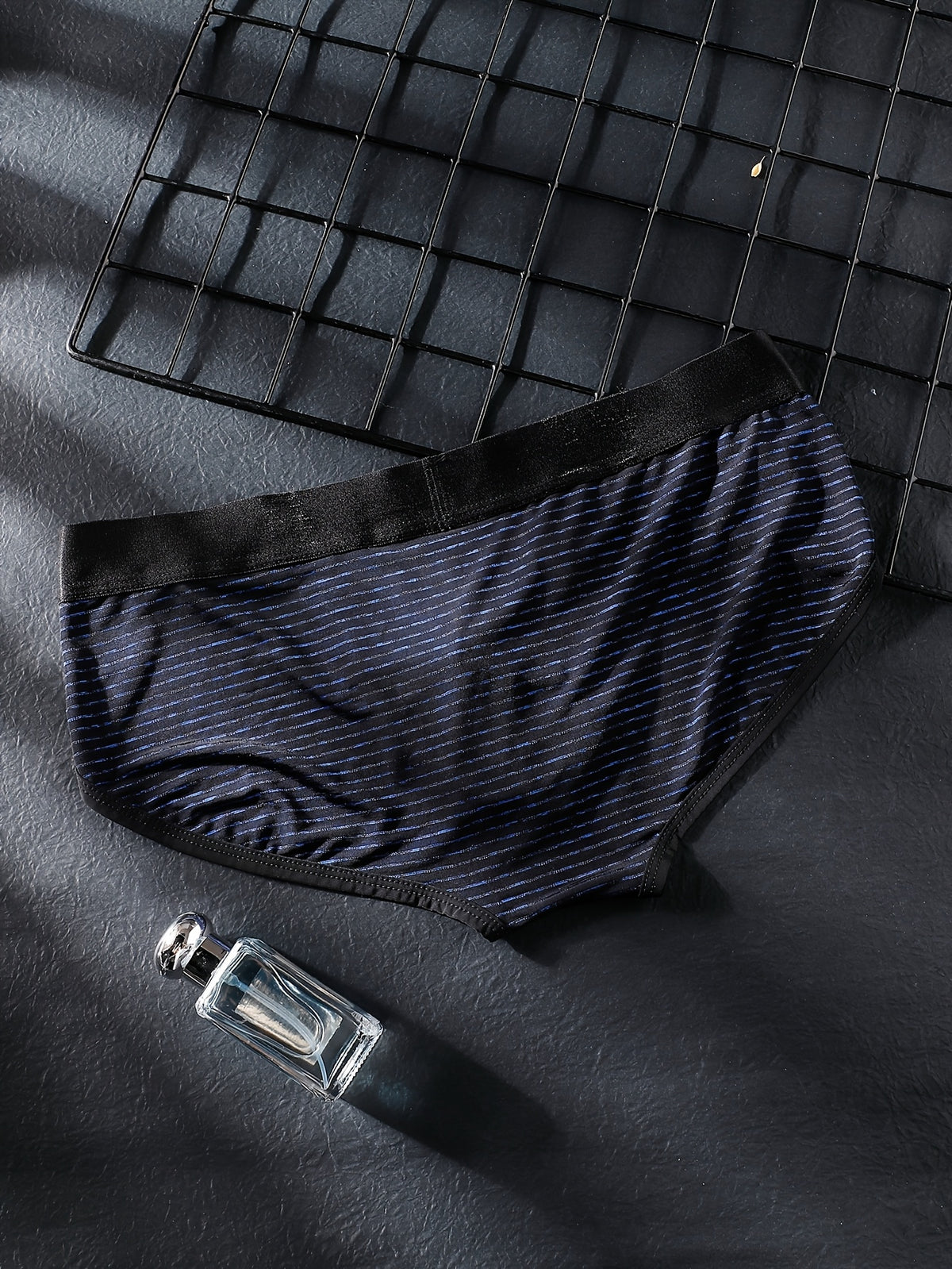 Slip de sport respirant microfibre homme — lot de 3, rayé, du XS au XL