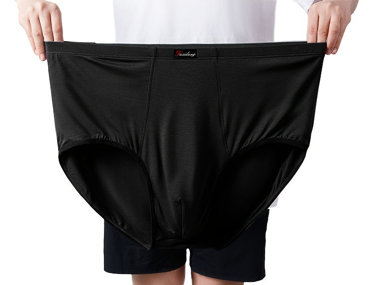 Boxer taille haute large modal homme — lot de 4