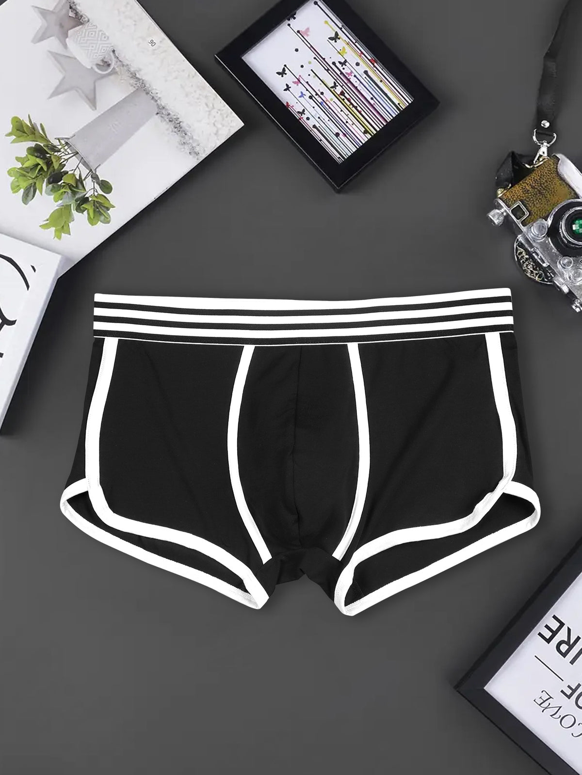 Boxer large respirant coton homme — lot de 3, uni