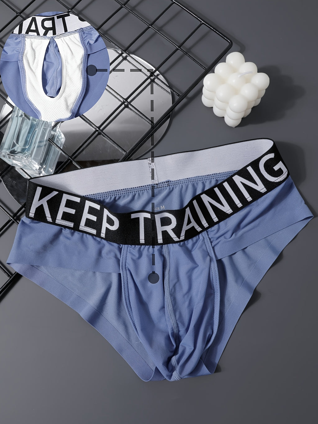 Slip respirant microfibre homme