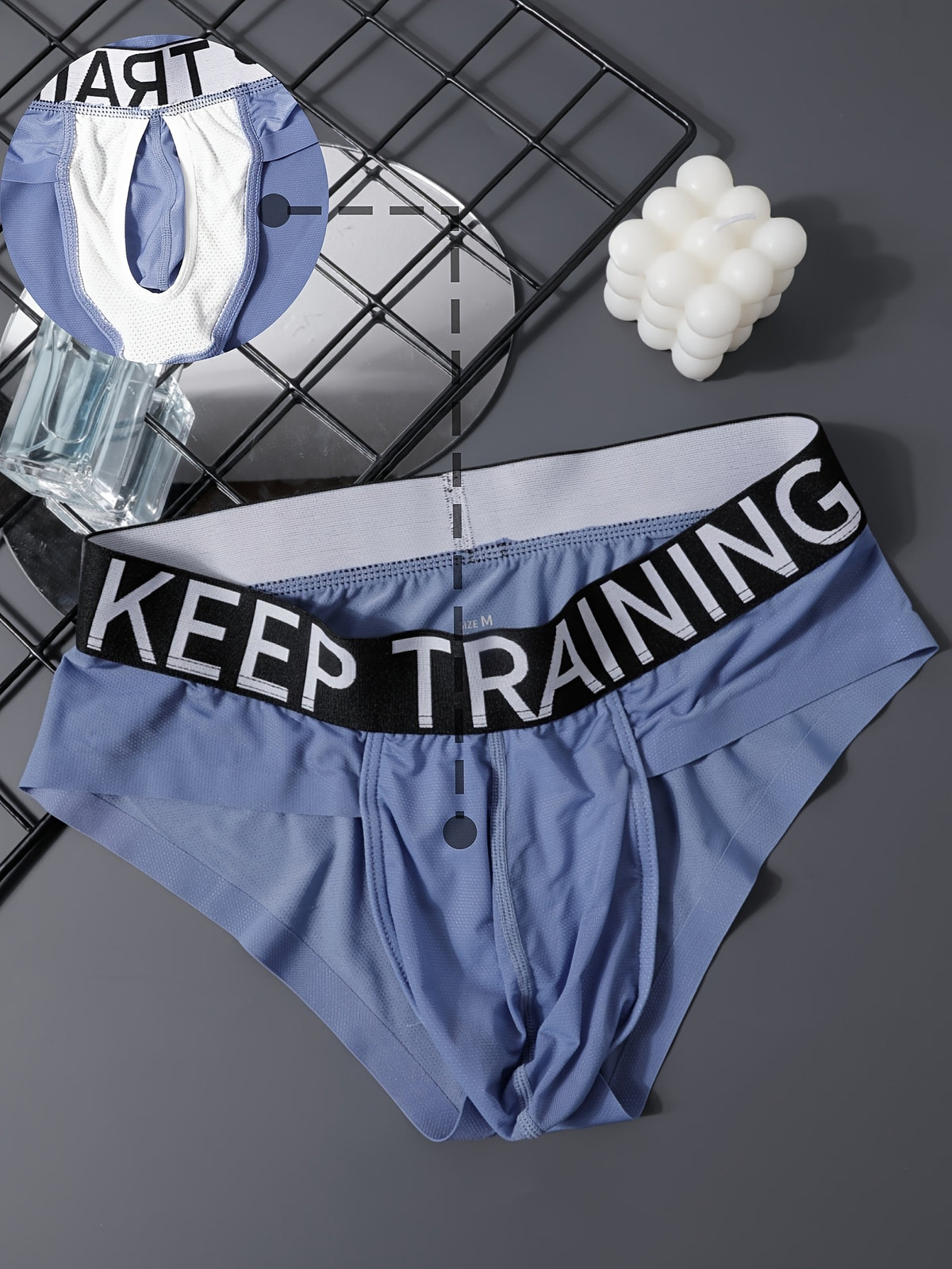 Slip respirant microfibre homme