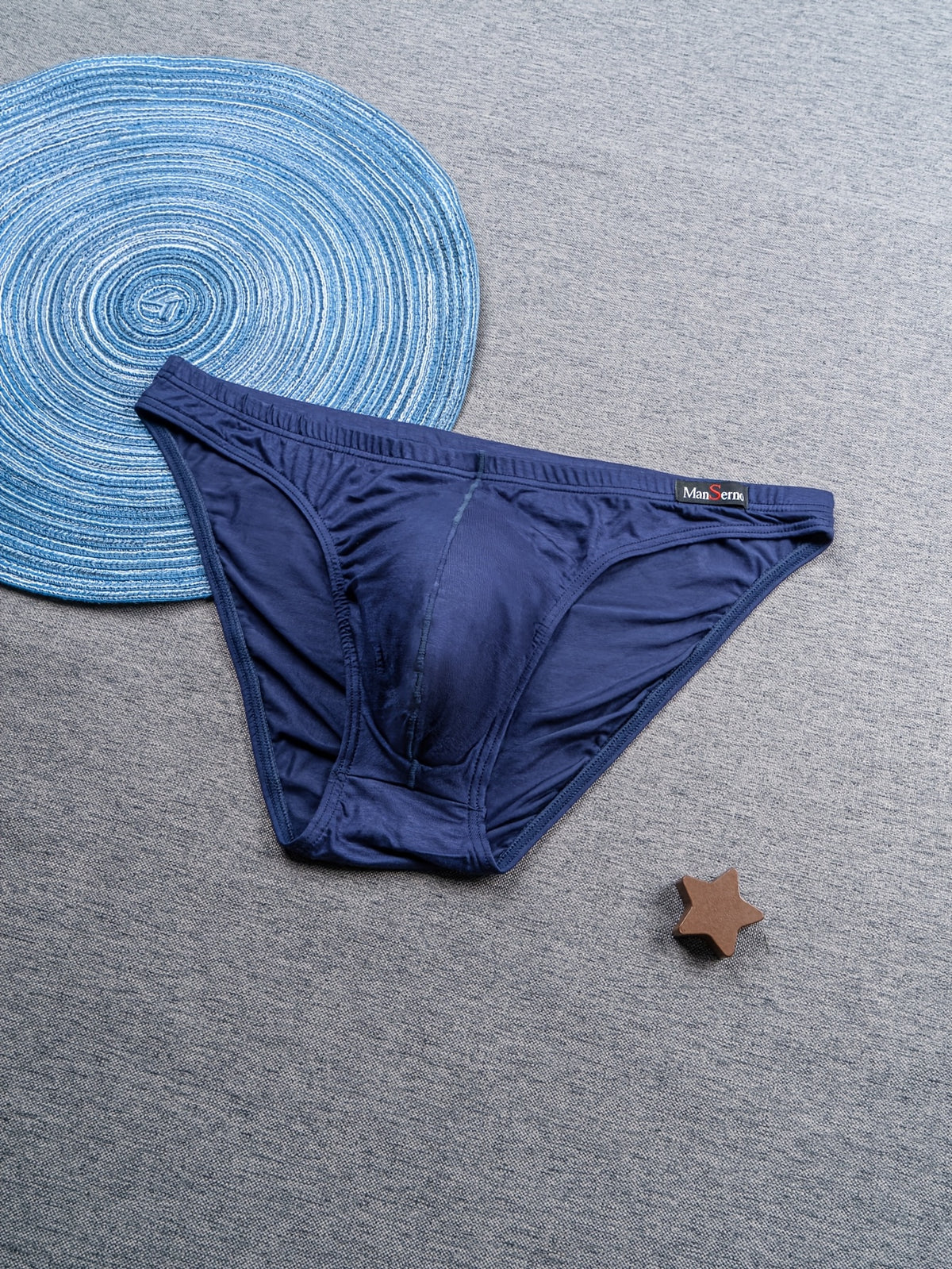 Slip moulant respirant modal homme — lot de 8, uni