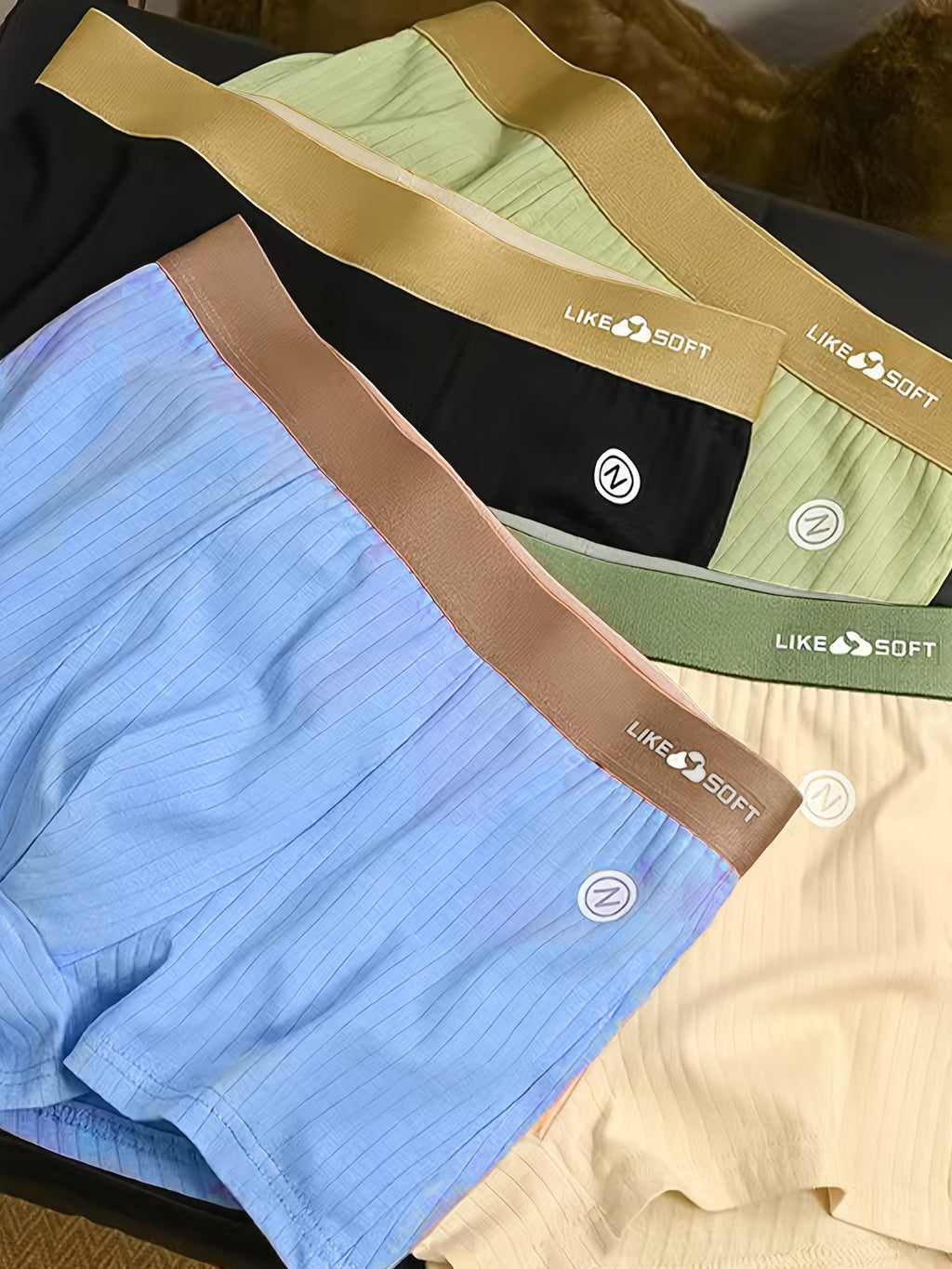 Boxer microfibre homme — lot de 6, imprimé