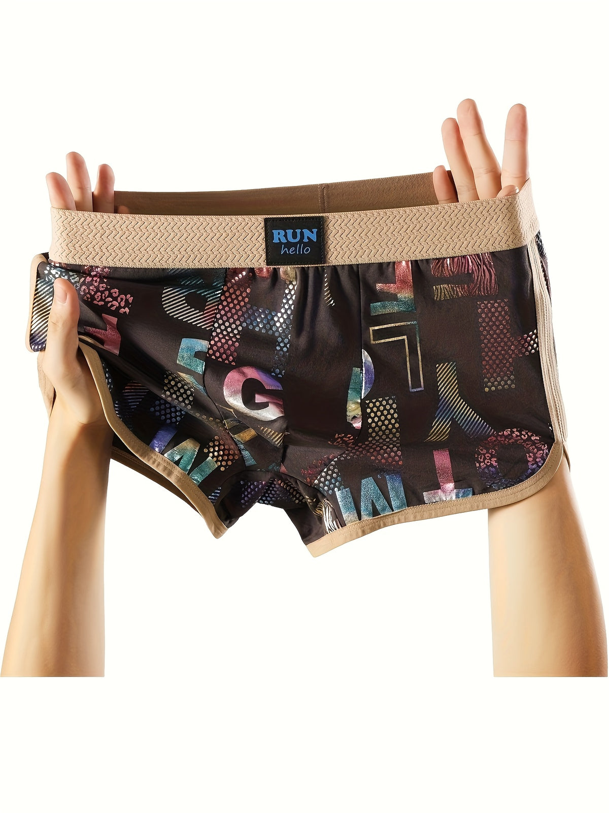 Boxer grande taille coton homme — lot de 4, imprimé